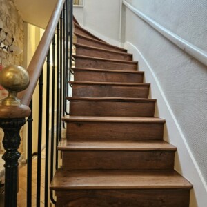 wooden staircase